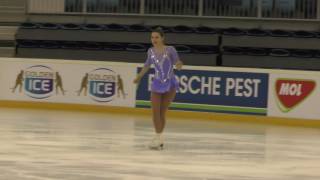 2016 Santa Claus Cup Katarina KITAROVIC CRO  FS Junior LADIES  Short program [upl. by Wessling]