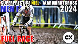 CYCLOCROSS Superprestige Niel  Jaarmarktcross 2024 MEN ELITE  FULL RACE [upl. by Ney449]