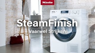 Vaarwel strijken Ontdek de Miele T1 droogkasten met SteamFinish [upl. by Hubing]