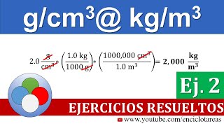 gcm3 a kgm3 Densidad  Parte 2 [upl. by Anaeerb]