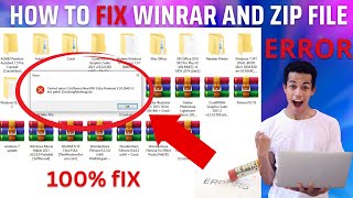 HOW TO FIX WIRAR AND ZIP FILE ERROR  How to fix Damage or Corrupted WinRar 💥💥💥 [upl. by Anaj]