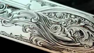 Handengraving Scrollwork Kathryn Holton Stewart [upl. by Orecul]