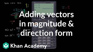 Breaking down vectors into components  Vectors  Precalculus  Khan Academy [upl. by Ailhad]