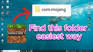 Find commojang folder with easiest way  Minecraft bedrock edition [upl. by Yerocaj732]