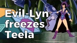 EvilLyn freezes Teela [upl. by Leunamesoj]