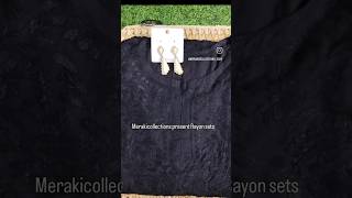 Merakicollections present premium chikankari sets Fabric Rayon Size40 to 50 [upl. by Inan]