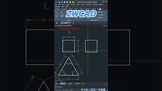 ZWCAD โปรแกรมเขียนแบบ ราคาเบาๆ คำสั่งที่1 Line คีย์ลัด L ZWCAD ห้องเรียนเขียนแบบออนไลน์ [upl. by Fiden964]