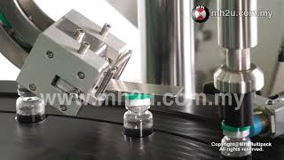 Vial Filling Stoppering amp Capping Machine [upl. by Gardas]