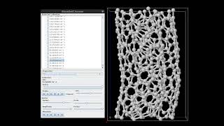 Formation of amorphous carbon multiwalled nanotubes from random initial configurations  freq 11 [upl. by Ecinnahs443]