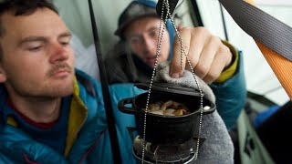 Patagonia Portaledge Cooking Oven Empanadas with Ima [upl. by Gizela810]