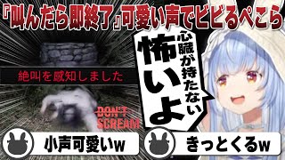 叫んだら即終了のホラーゲームで可愛い声でビビる兎田ぺこら  DONT SCREAM【ホロライブ兎田ぺこら切り抜き】 兎田ぺこら [upl. by Suzie]