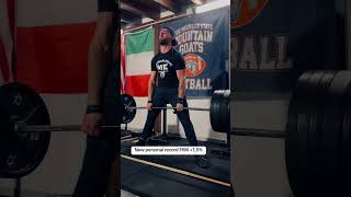 Another personal record 1RM 15 powerbuilding strengthtraining onlinecoaching sumodeadlift [upl. by Byron]