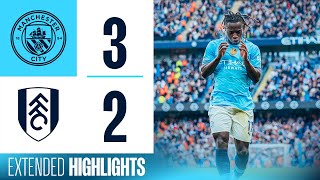 EXTENDED HIGHLIGHTS  Man City 32 Fulham  Kovacic brace in hard fought win [upl. by Frans282]