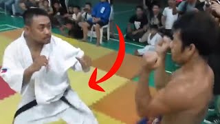 Karate VS Muay Thai Dont Underestimate Kyokushin [upl. by Fidelio]