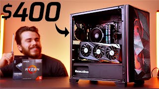 How to Build a 400 Gaming PC in 2023 ⚡ Step by Step Guide [upl. by Idurt]