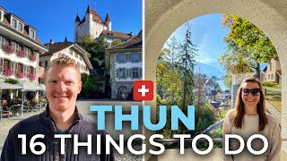 THUN SWITZERLAND  16 Things To Do In Thun  Day Trip from Interlaken [upl. by Esenej396]