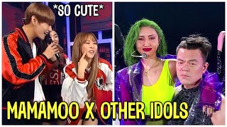 MAMAMOO Cute And Funny Interaction With Other Idols [upl. by Zellner]