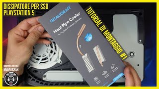 GRAUGEAR GPS5HS01 Dissipatore SSD per PlayStation 5  Tutorial di Montaggio [upl. by Manoff]