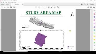 QGIS Export Layout Study Area Map as Image SVG amp PDF [upl. by Rehsa528]