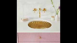 Luxury cloakroom or bathroom vanity unit from London Basin Company  customise to any colour or size [upl. by Shaylyn442]