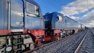 LKAB Iron Ore train in Kiruna Sweden [upl. by Anait415]