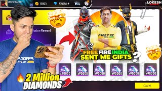 Garena Gifting Me 3M Diamonds First Time 🤯  Global Top 1 Free Fire [upl. by Shaine145]