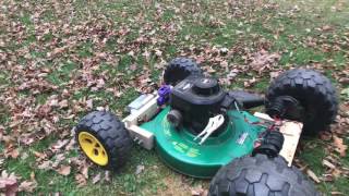 RC Power Wheel Lawn Mower [upl. by Legin]