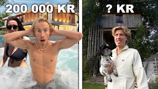 VI BOR PÅ SVERIGES DYRASTE VS BILLIGASTE AIRBNB [upl. by Eelinnej]