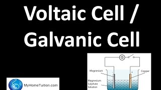 Voltaic Cell  Galvanic Cell  Redox Equilibrium [upl. by Mitchell616]