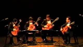 aranjuez guitar quartet  simpsons theme [upl. by Noyart446]