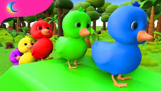 Five Little Ducks  Kids Songs  BluLoo Nursery Rhymes amp Kids Songs [upl. by Dnaltiac]