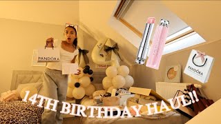 MY 14th BIRTHDAY HAUL [upl. by Inahpets]