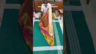 Temple Design Kanchipuram Bridal Silk Sarees With Silk Mark Tag  Whatsapp 7904566214 geethusarees [upl. by Soll]