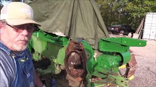 Fixing up the John Deere MC Crawler  Part 21  Pulling the final drive [upl. by Annaujat]