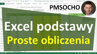 EXCEL  Proste obliczenia [upl. by Arotak]