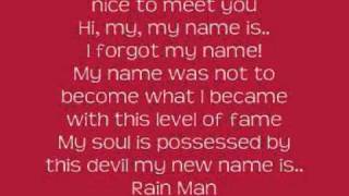 Eminem  Rain Man Lyrics [upl. by Napier]