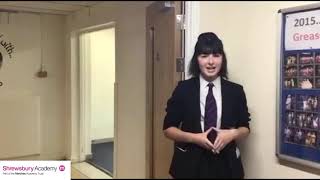 Shrewsbury Academy Virtual Open Evening  Performing Arts challenge [upl. by Elay646]