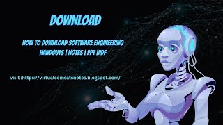 Free Download Software Engineering NotesHandout and PDF and PPT Lecture [upl. by Etoile]