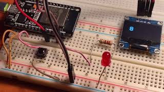 ESP32 Input button count with debouncing software [upl. by Aramal3]