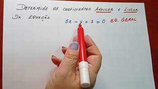 Determinando o Coeficiente angular e linear da equação [upl. by Rosette108]