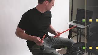 Electronic Drums Lesson Tim Kroker quotFollow Youquot [upl. by Airlie321]