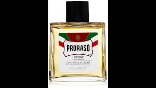 Review Proraso Red Aftershave [upl. by Meeki665]