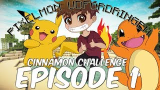 Pixelmon Udfordringen  Afsnit 1  Cinnamon Challenge [upl. by Eseneg]