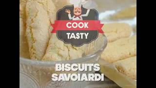 How to cook savoiardi biscuits Delicious  Cook tasty [upl. by Yanad5]