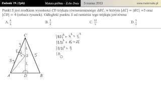 Zadanie 19  Matura próbna 05032013 Echo Dnia [upl. by Kassi481]