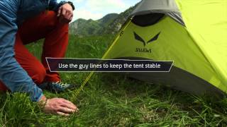 SALEWA Micra II Tent  2016 [upl. by Eimmelc]