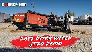 2017 Ditch Witch JT20 drill demo  SOURCE HDD [upl. by Wake]