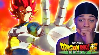 VEGETA VS BROLY  Dragon Ball Super BROLY MOVIE REACTION Part 2 [upl. by Bollen]