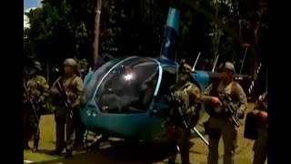 La Dijín encontró en la selva el helicóptero del capo del Clan del Golfo alias Otoniel [upl. by Niala901]