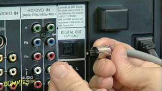 How to Connect an HDTV to Your Sound System or Home Theater For Dummies [upl. by Anitnerolf]